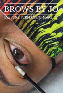semi permanent eyeliner at brows by jo in banbury