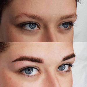 brows before and after
