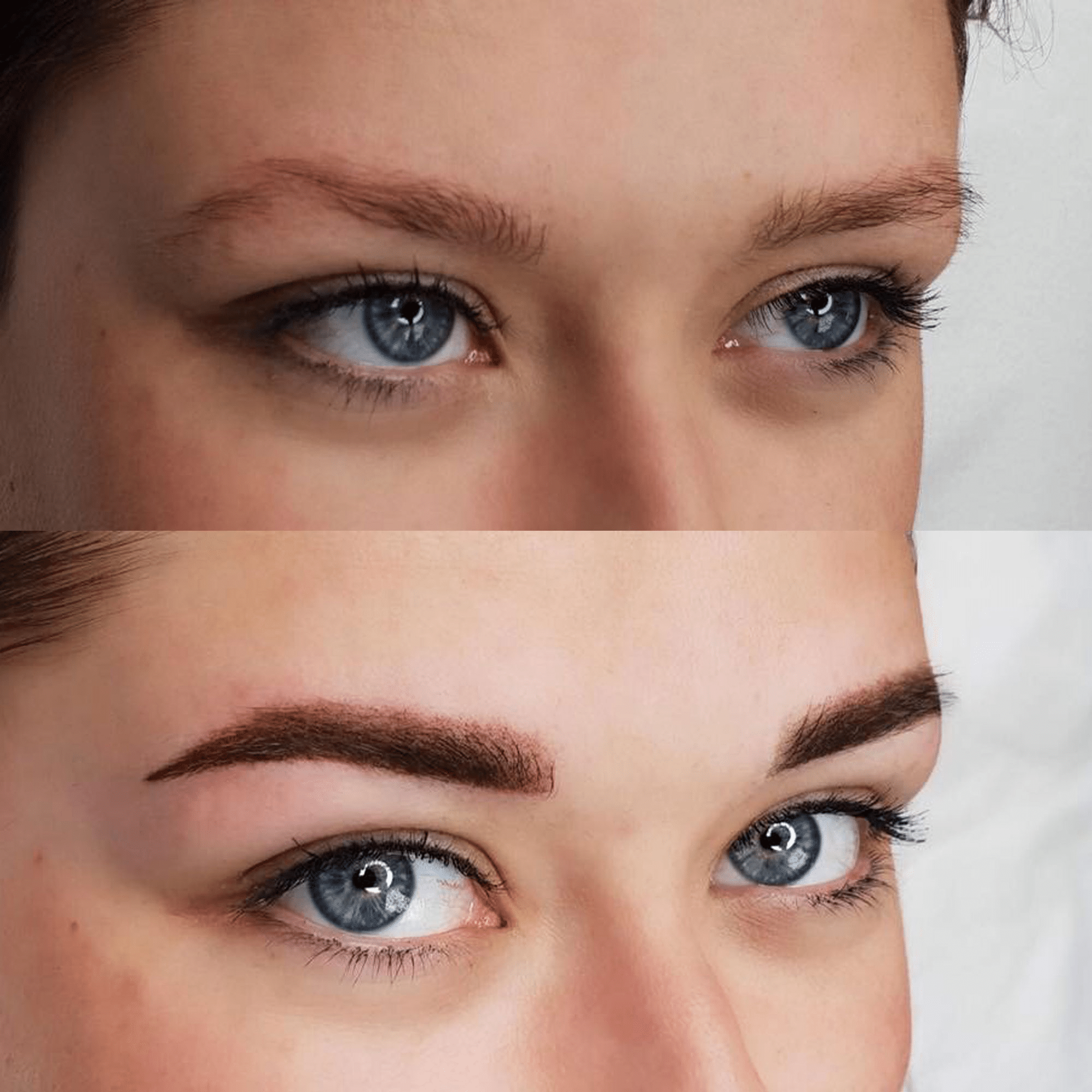 brows before and after